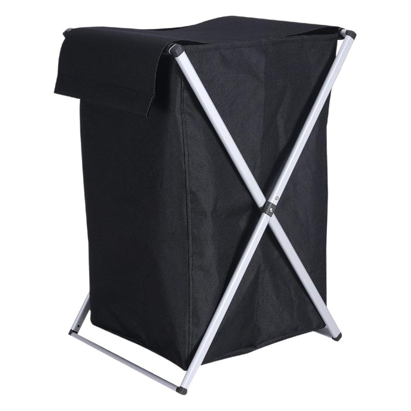 Cesta de lavandería plegable transfronteriza Paño de Oxford con cubierta Caja de lavandería Cesta de almacenamiento de lavandería portátil Cesta de lavandería