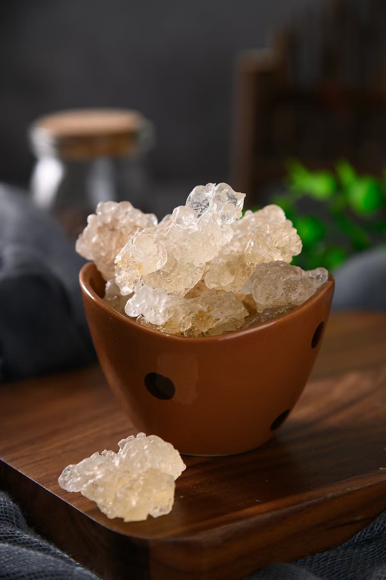 Yunnan Snow Swallow Gum (Sterculia lychnophora Resin) with Peach Gum & Gleditsia Rice — 500g Dried Food-Herb Combo key features