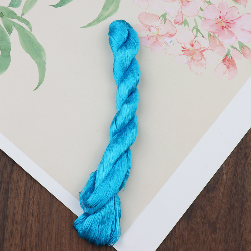 绒花缠花DIY手工制作材料无捻蚕丝线汉服配批发|undefined