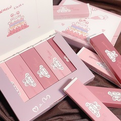 【獨立包裝】五支裝唇釉套裝啞光霧面絲絨不掉色顯白口紅唇泥批發