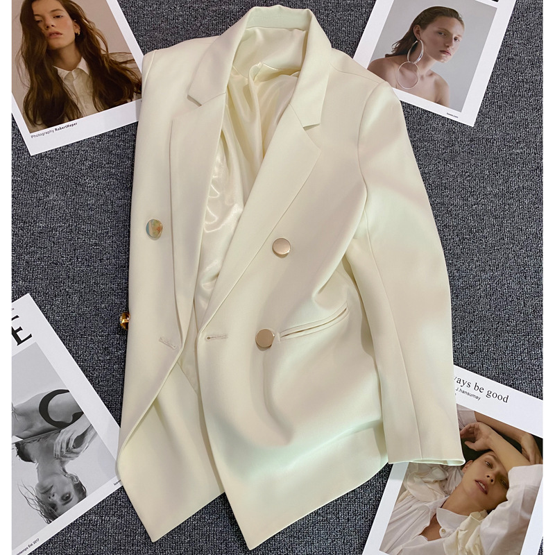 New Korean-Style Straight-Cut Casual Loose Fashion Slim-Fit Lightweight Blazer A3341 New Korean-Style Straight-Cut Casual Loose Fashion Slim-Fit Lightweight Blazer A3341