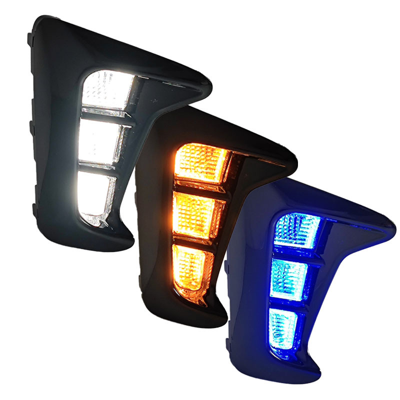 Luces LED para Kia Pegas, Luces de Circulación Diurna, Faros Antiniebla Delanteros, Luces LED Modificadas para Parachoques Delantero de Kia Soluto image 8