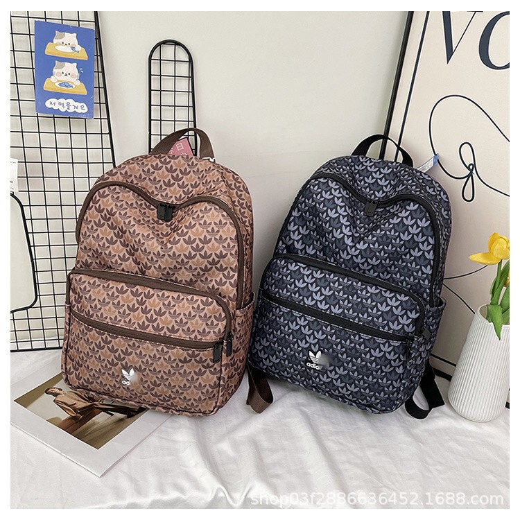 Foreign Trade Clover Backpack, Fashionable New Style Backpack for Men and Women, Large Capacity, Travel, Leisure, Student Double Backpack