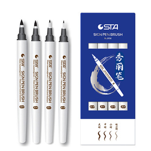 Stasta Xiuli Pen Waterproof Soft Pen for Calligraphy Practice Signature Pen Large, Medium and Small Case Fine Brush