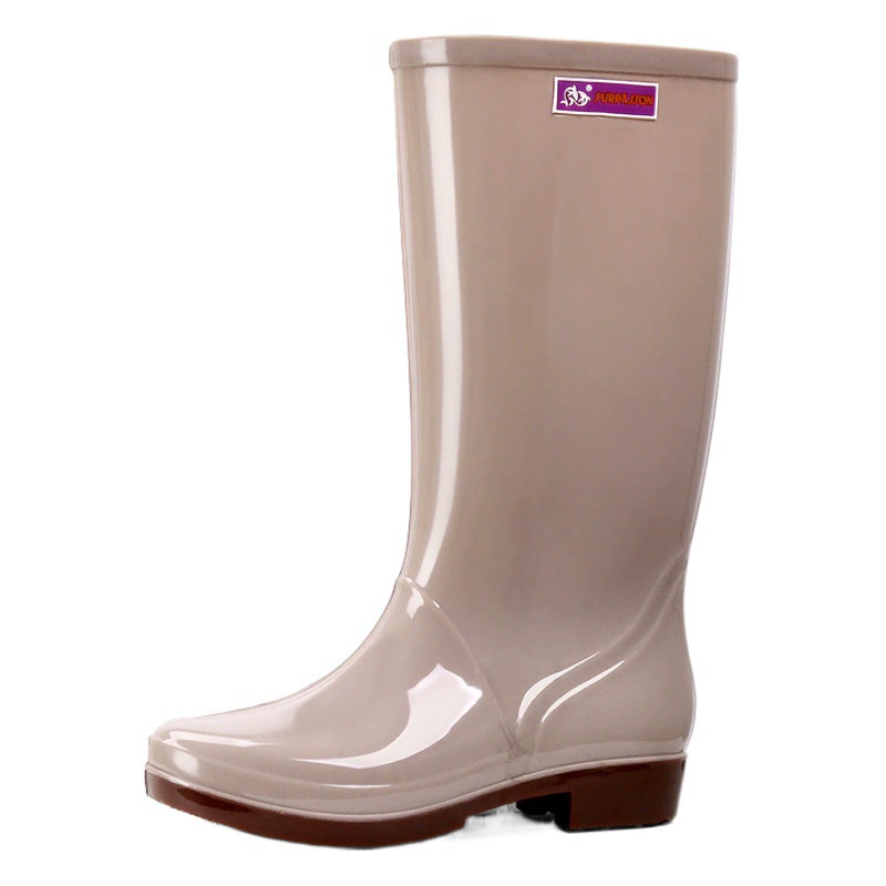 Непромокаемая обувь, женские короткие резиновые сапоги для взрослых, нескользящая непромокаемая резиновая обувь со средней трубой, водные сапоги, кухонные женские весенне-осенние водные туфли