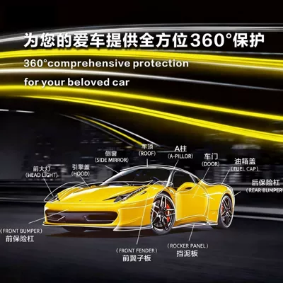 Self-Healing Hydrophobic Brightening Tpu Paint – Car paint protective film