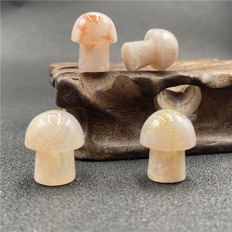 Cute Agate Small Mushroom Desktop Decoration Wholesale display picture 7