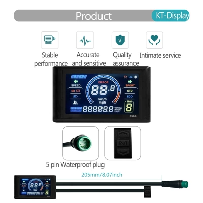 Elektromobil cihazları modification accessories LCD-S966 smart