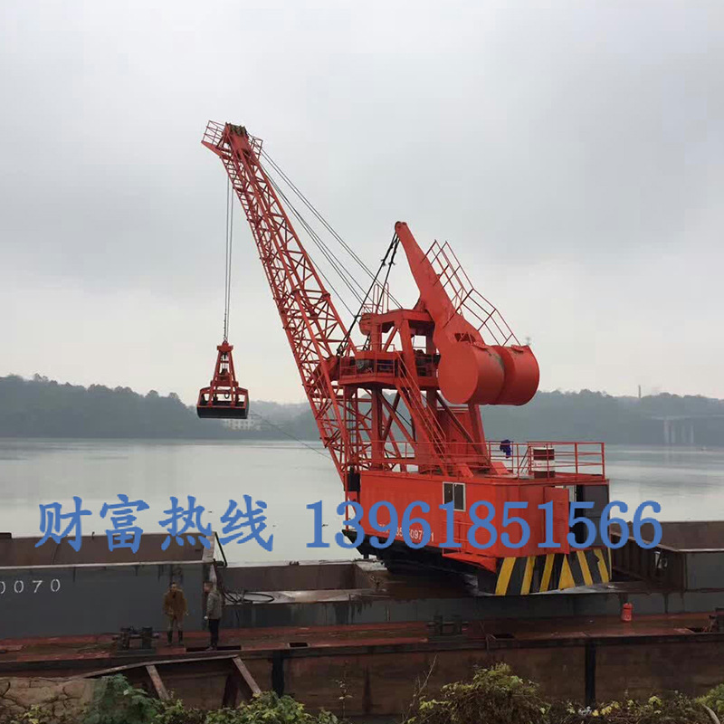 齿条变幅固定吊高架式起重机抓斗吊机码头港口吊克令吊集装箱吊车-阿里巴巴