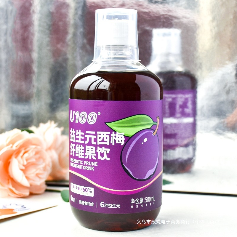 益生元瓶装500ml0120m汁l西梅u果饮西梅汁益生元袋装果纤维10西梅|undefined
