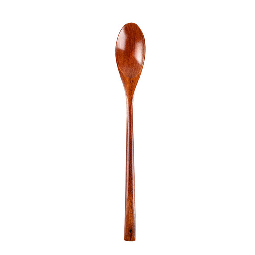 Wooden long-handled spoon, 33cm round mouth spoon, wood small wood chopsticks, kitchen utensils, stirring spoon
