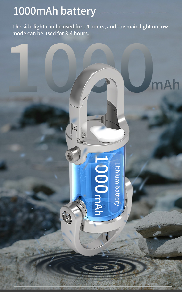 Waterproof Keychain Flashlight