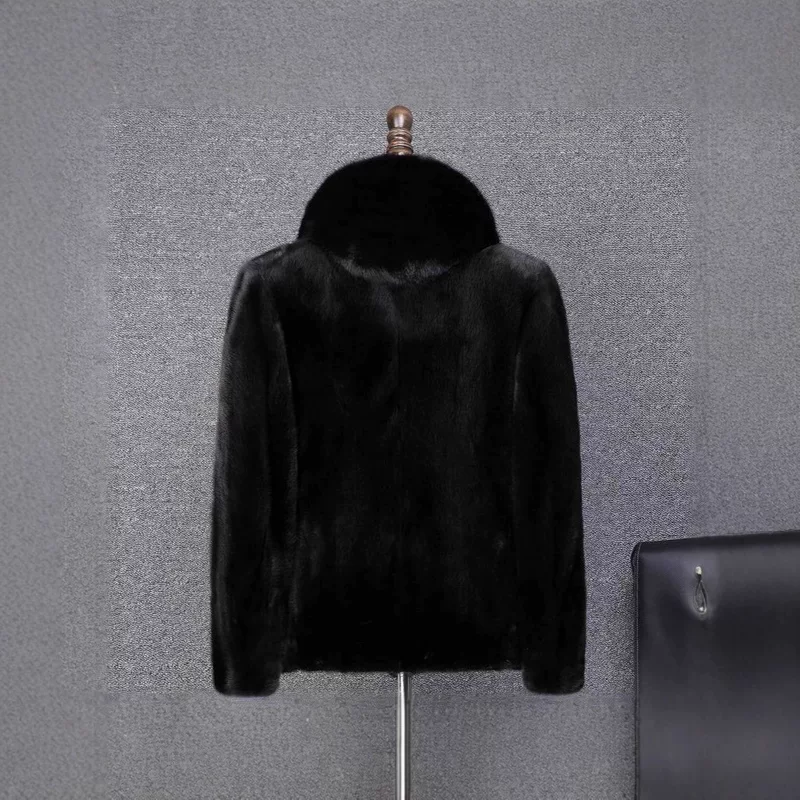 Coat, demi-season warm men's jacket