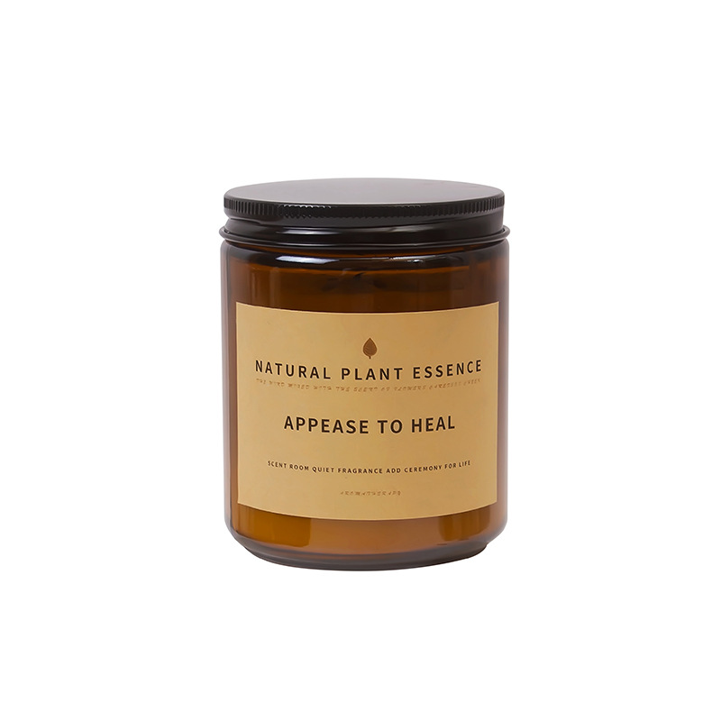 Flor seca aromaterapia vela planta aceite esencial incienso dormitorio ayuda para dormir vela de baja temperatura fragancia cera de soja caja de regalo de mano