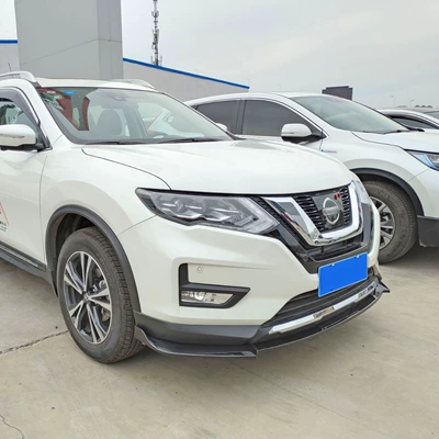 Front Lip Spoiler for 2017-2019 Nissan X-Trail, Small and Large Bumper Protection, Front Spoiler Modification for Nissan X-Trail