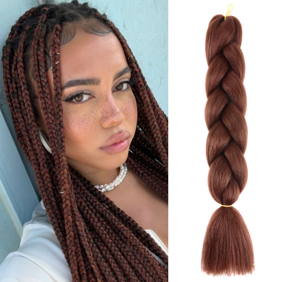 Trenzas Africanas Sintéticas de Fibra de Alta Temperatura para Crochet image 14