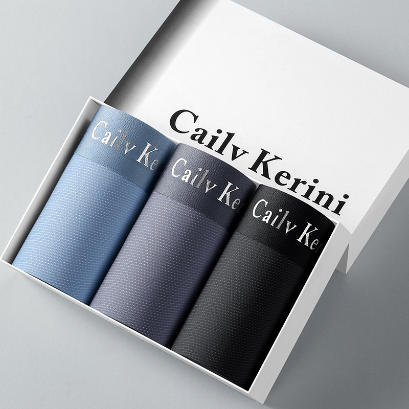 [Premium Selection] Ice Silk Men's Underwear, Antibacterial Mulberry Silk Men's Underwear, Cool Summer Underwear for Men, Wholesale