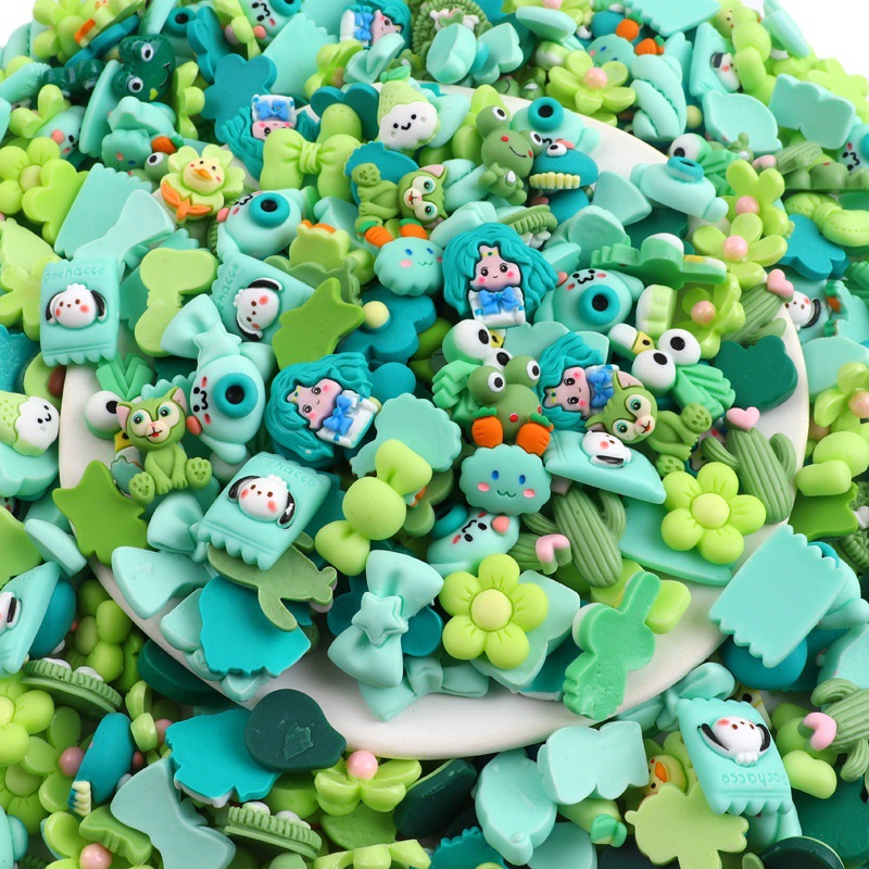 Accesorios de resina mixta suerte bolsa hecha a mano DIY teléfono móvil Shell parche comida y jugar accesorios de dibujos animados material de fábrica al por mayor