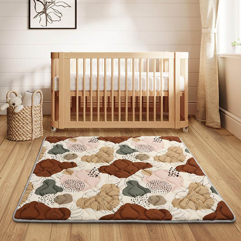 Alfombrilla para gatear de lujo para bebés, súper gruesa, se puede equipar con cojín de juego de cerca, cojín plegable, cojín para juegos para bebés, cojín de educación temprana