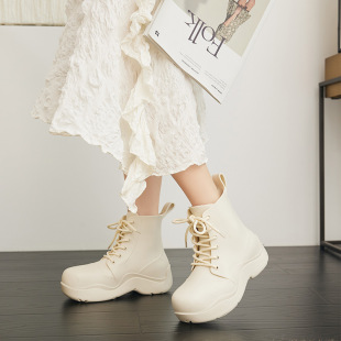 Mid-calf rain boots women's non-slip rain shoes for rainy days New Fashion Net red rain boots waterproof rain-proof overshoes rubber shoes wear-resistant