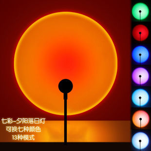 Радужный светильник, украшение с проектором, торшер, популярно в интернете