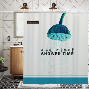 ��؛Դ���R�d���� ���aӡ����ˮ��]ԡ��shower curtain ���󃞻�