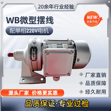 单相220V配WB微型摆线针轮减速机单级双级体立式卧式变速箱搅拌机