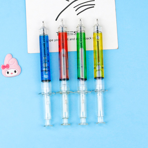 P-1188 Korean cute creative stationery needle syringe advertising fixed syringe ballpoint pen