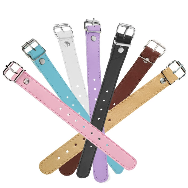 Кожаный ремень с отверстиями и пряжкой для детской корзины на велосипед, цветной, аксессуары для детских корзин, фурнитура