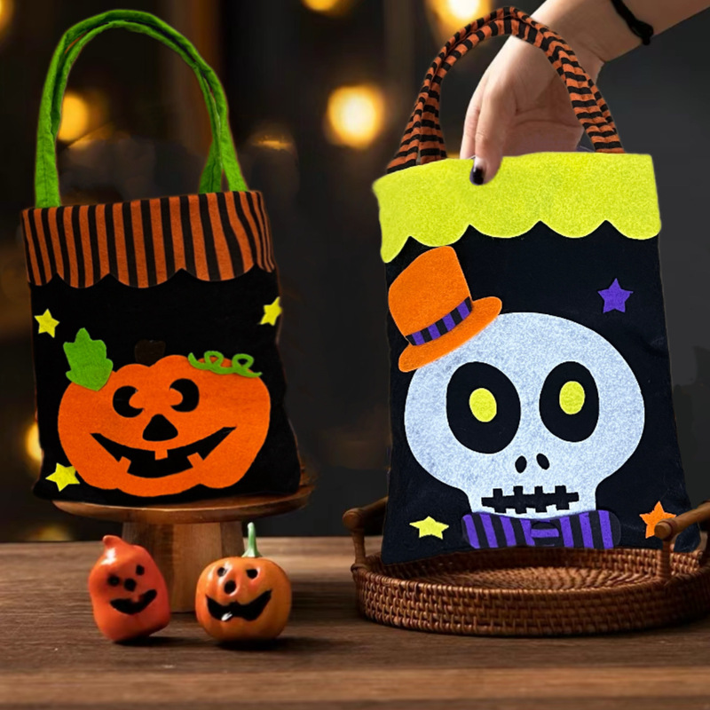 ハロウィーン不織布手提げ袋キャンディー袋鬼節カボチャ袋装飾品プレゼント袋ハロウィーンプレゼント|undefined