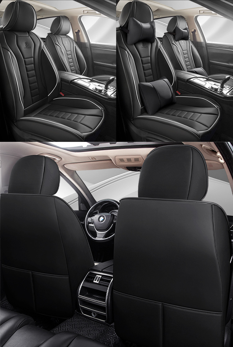New All-Inclusive Full Leather Four-Season Universal Car Seat Cover Cushion Five-Seater All-Inclusive Seat Cover Amazon Foreign Trade Wholesale