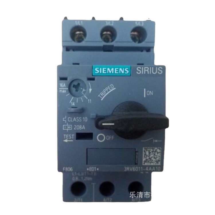 SIEMENS/西门子 塑料外壳式断路器3RV6011-4AA10 11-16A电动保护
