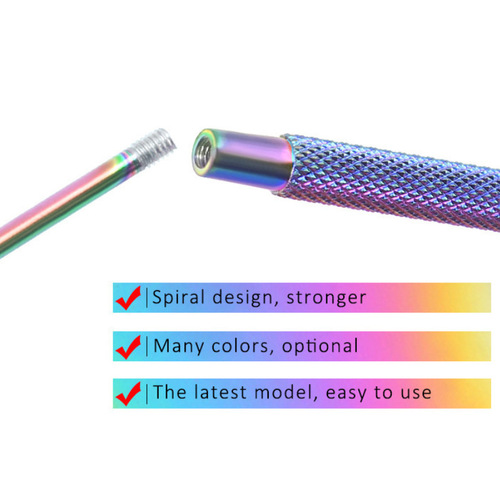 New Cross-border Exclusive Stainless Steel Graft Eyelashes Inspection Mirror Makeup Mirror Heart-shaped Beauty Tool Portable Inspection Mirror