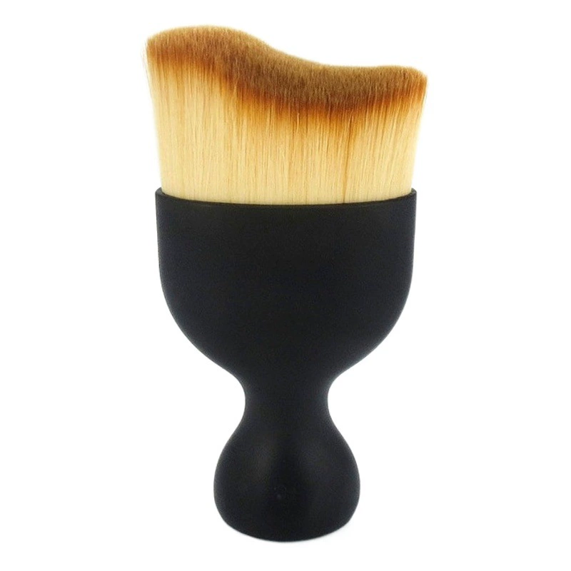 Волнистая косметическая щетка для макияжа щетка для салона автомобиля короткая плюшевая щетка для чистки автомобиля