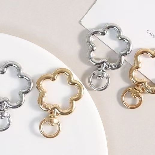 Brand golden keychain