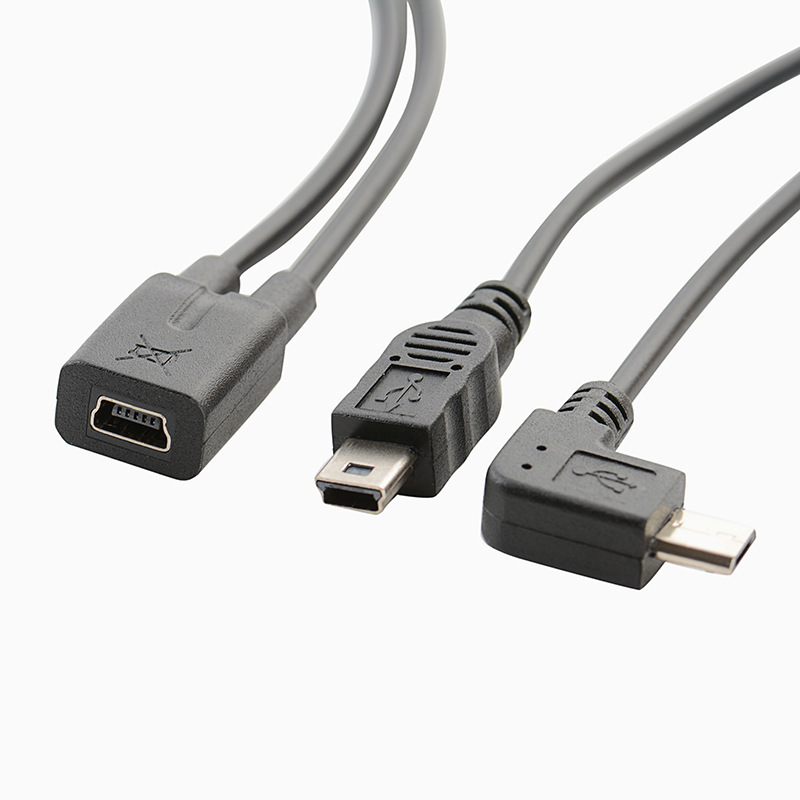 Mini mini female to mini male micro5p male elbow one point 2 electronic dog driving recorder power supply line Mini mini female to mini male micro5p male elbow one point 2 electronic dog driving recorder power supply line