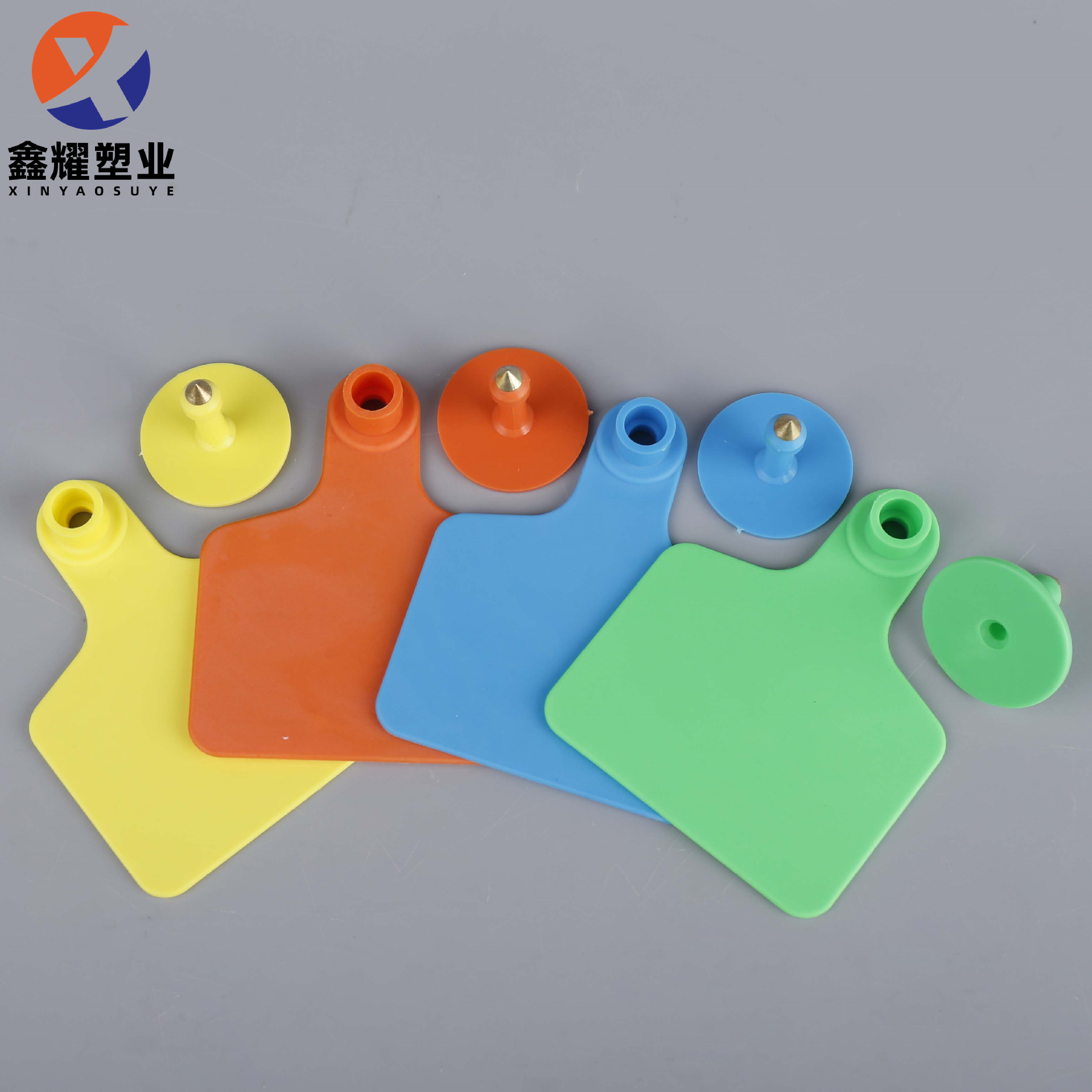 厂家供应耳标号牌猪用免疫耳标动物方形耳标养殖场兽用耳标