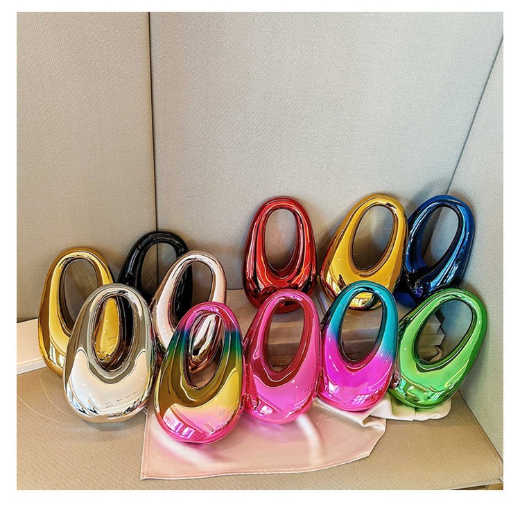 Bolsa de cena transfronteriza europea y americana, botella de vino de luna elíptica, bolsa de mano, boda de moda, nicho, bolsa de noche