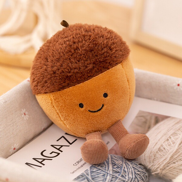 Plush toy flower-shaped