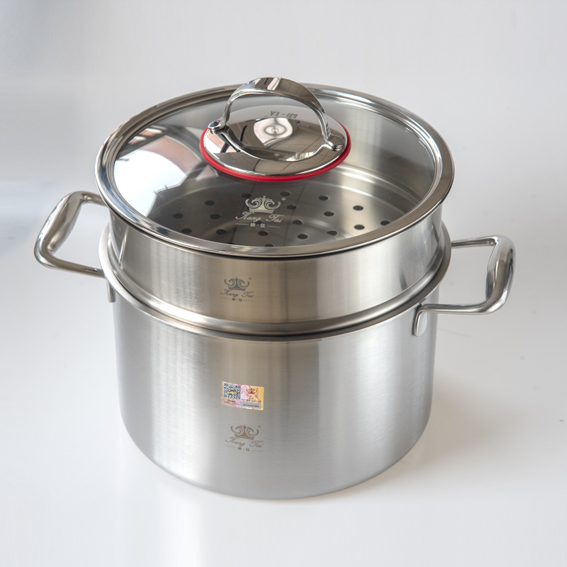 Kang titanio puro titanio destilado aleación de titanio al vapor cajón pan al vapor de titanio 24 / 30 / 32 cm certificación de material saludable