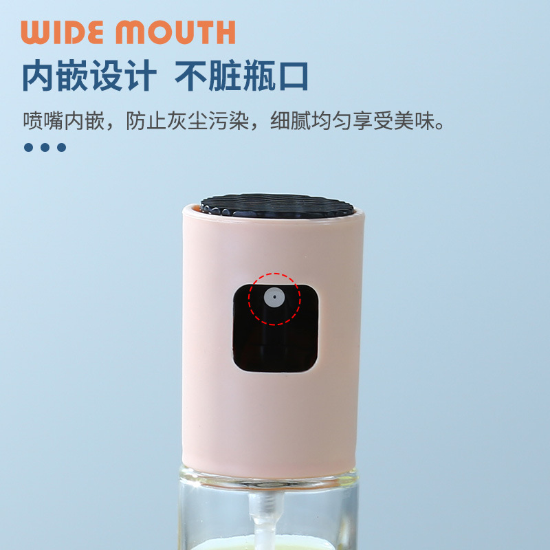Botella de pulverización de aceite, botella de pulverización de presión, botella de pulverización de aceite, botella de vidrio para cocina doméstica, botella de pulverización de aceite para barbacoa