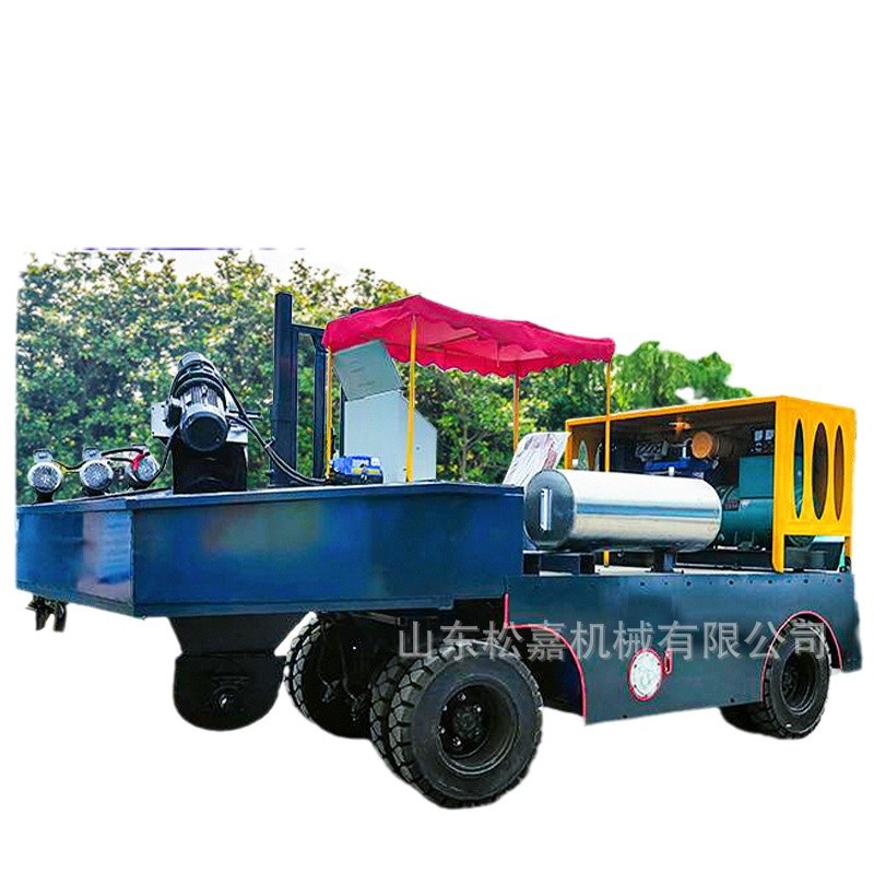 máquina de moldeo deslizante de roca de hormigón in situ auto-movible máquina de moldeo deslizante de roca de carretera con cinturón anticolisión de hombro de carretera integrado máquina de película deslizante