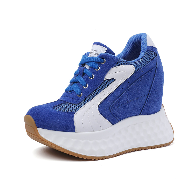 Giày sneaker nữ đế dày lưới thoáng khí, đế mềm êm chân — màu đen