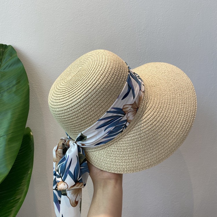 Sombrero de pescador de ala grande de verano sombrero rojo neto femenino sombrero de paja de vacaciones de playa sombrero de sol protección solar sombra de sol sombrero de paja moda femenina