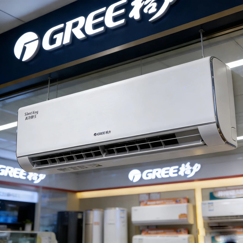 Gree Air Conditioner Ai Cooling King 1.5 HP, Level 1 Energy Efficiency Wall-Mounted Unit, Energy-Saving, Silent, Bluetooth Smart WiFi Gree Air Conditioner Ai Cooling King 1.5 HP, Level 1 Energy Efficiency Wall-Mounted Unit, Energy-Saving, Silent, Bluetooth Smart WiFi
