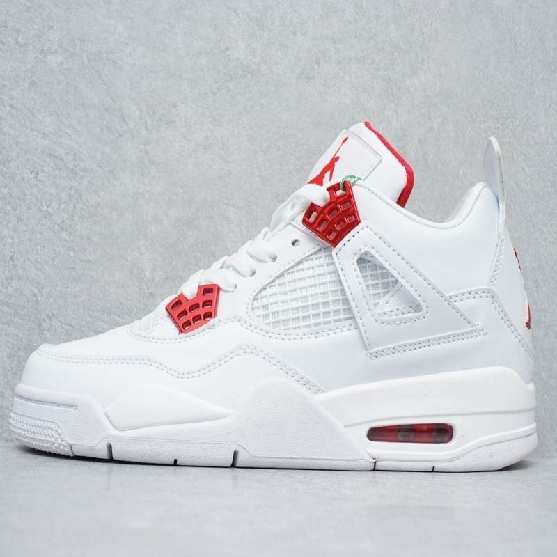 莆田卸売 AJ4 黒猫パリ黒赤電気母紳士靴黄色ミッドナイト青白セメントジョー 4 女性の靴バスケットボールシューズ|undefined