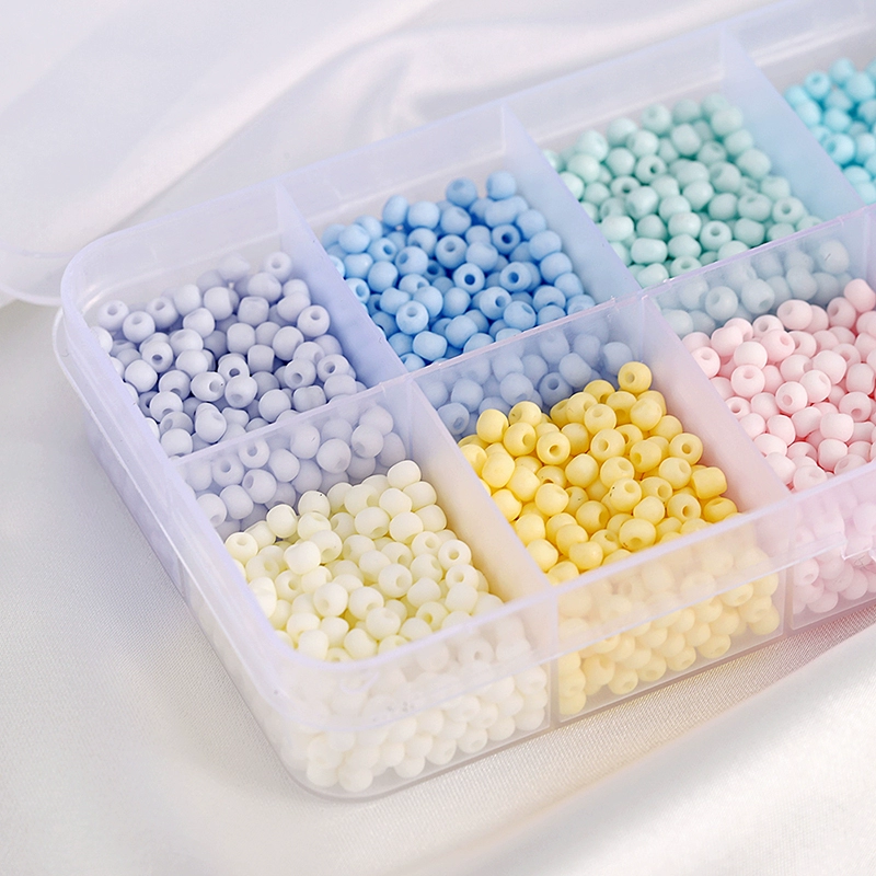 Супер Отлично в штучной упаковке стеклянные рисовые бусы рассыпчатые бусы ручной работы сумка