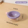 Small transparent purple