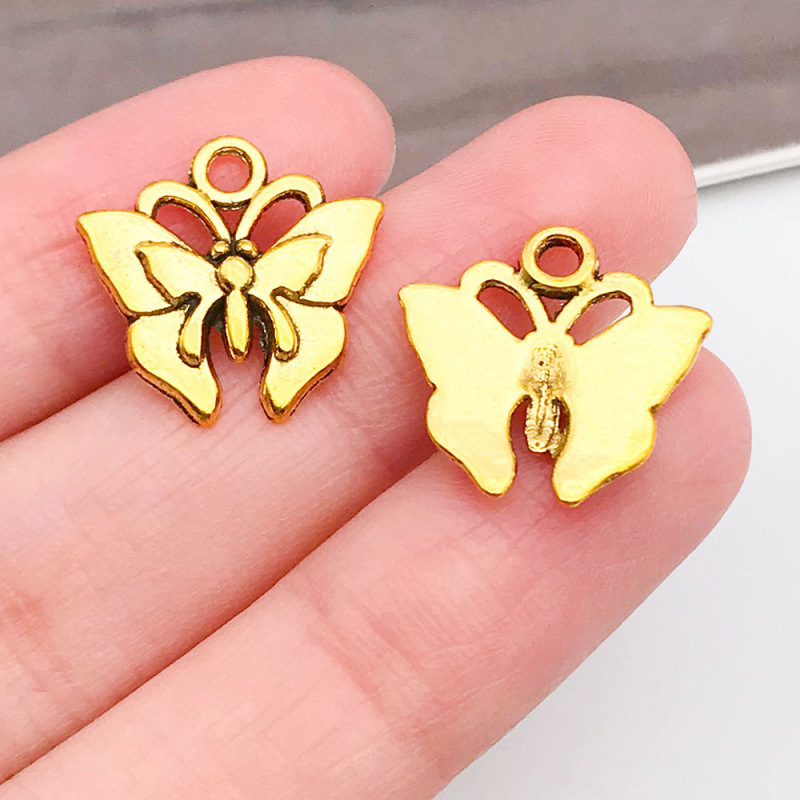 100種類の五色抜き蝶トンボミツバチ合金ペンダントdiyブレスレットキーホルダーアクセサリーバッグ|undefined