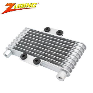 Universal Motosiklet Mühərrik Radiatoru 150-250Cc 8 Sıralı Yağ Soyuducusu